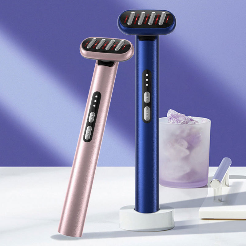 Appareil facial 1608  7 en 1 , Appareil à micro-courant pour anti-âge, thérapie par la lumière, masseur de visage pour rajeunissement.